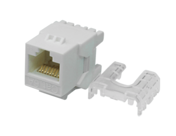 3C UTP Cat6 Keystone Jack 180 degree